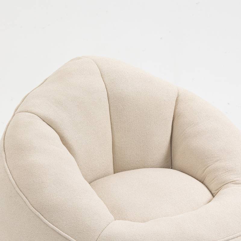 Cozy Foam Bean Bag Sofa with Footrest