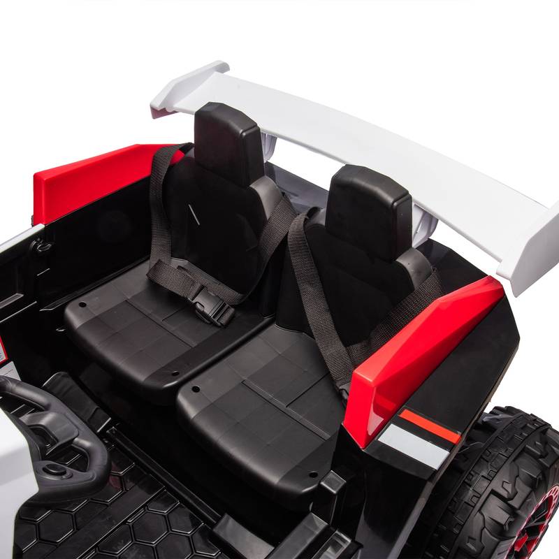 Ride-On Police Car for Kids with Parental Control and Fun Features