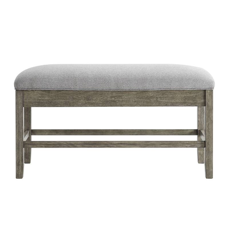 Grayson Dark Gray Storage Bench