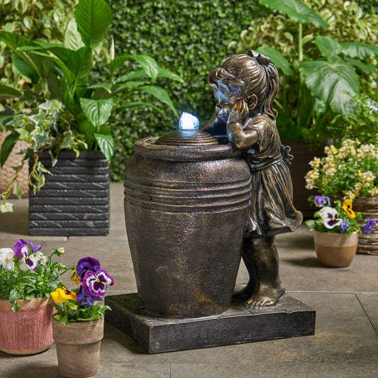 Radiant Outdoor Floor Fountain