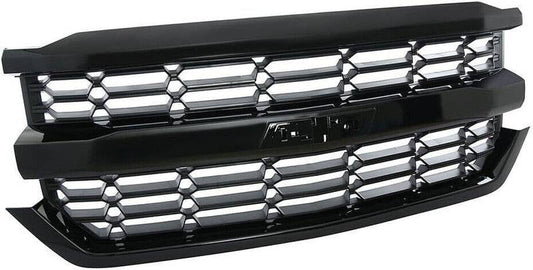 Sleek Black Grille for Chevrolet Silverado
