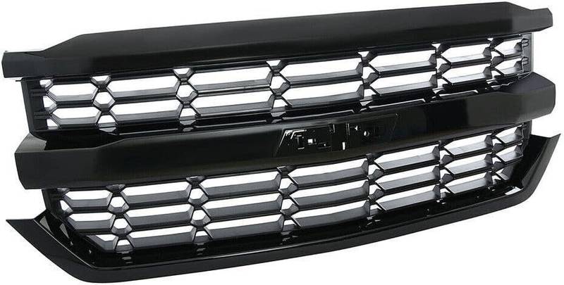 Sleek Black Grille for Chevrolet Silverado