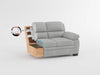 Cozy Gray Loveseat with Chic Tufting