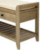 Cozy Entryway Storage Bench with Shoe Rack