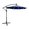 SunnyGlow Patio Umbrella: Solar-Powered Shade with LED Lights