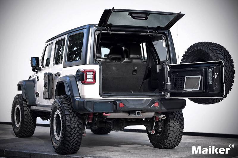 Adventure Ready Tailgate Table for Jeep Wrangler