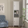 Chic Wooden Storage Cabinet for Bathroom and Living Room
