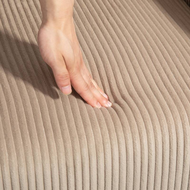 Cozy Glider Rocking Chair in Soft Flannel