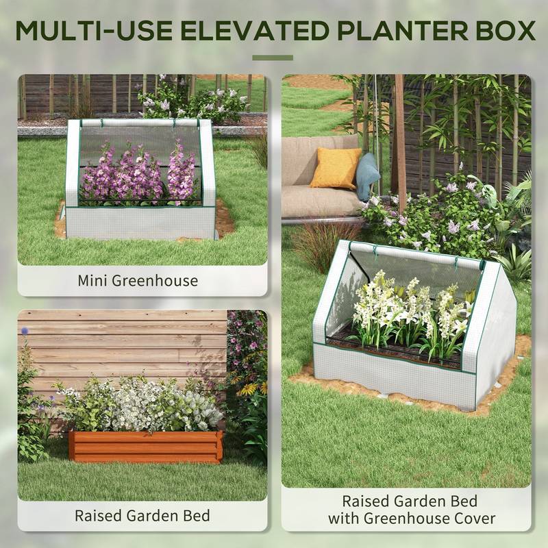 Garden Buddy Planter with Cozy Greenhouse Cover