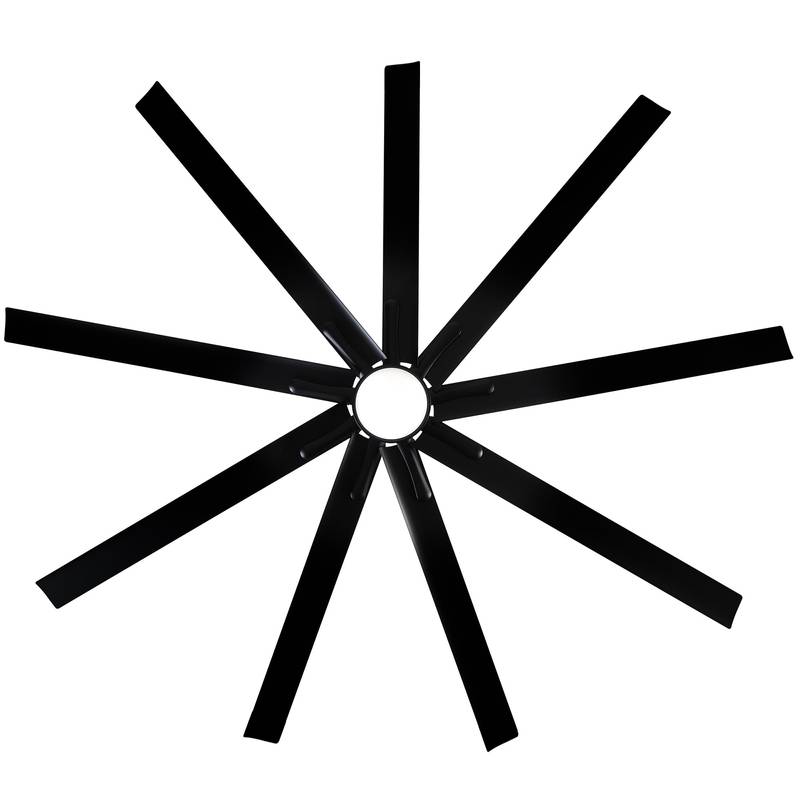 Giant Black Ceiling Fan with Remote
