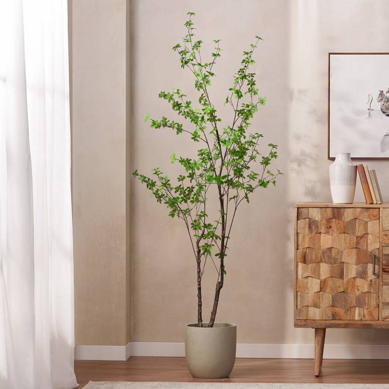 Stunning Faux Disc Leaf Tree