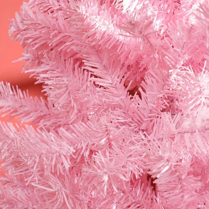 Pink Slim Douglas Fir Christmas Tree