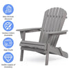 Cedar Folding Adirondack Lounge Chairs - Set of Two
