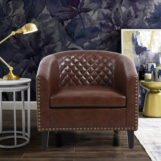 Cozy Luxe Barrel Chairs