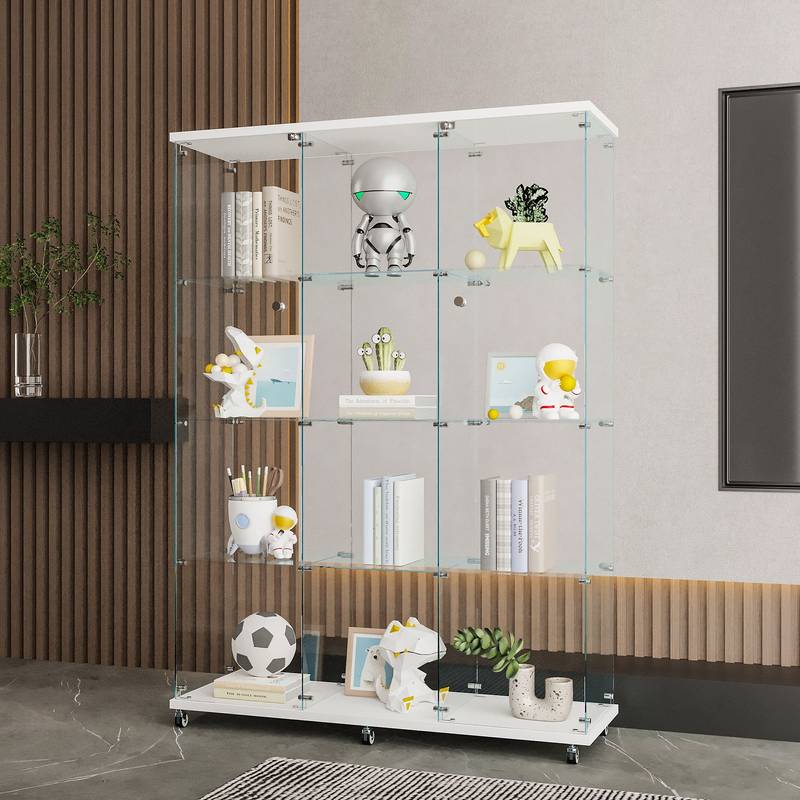 Showcase Master: Elegant Glass Display Cabinet