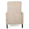 Luxe Linen Push-Back Chair