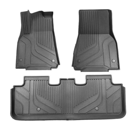 Custom Black Floor Mats for 2023 Tesla Model Y