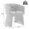 Chic White Lounge Chair