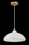 Starlit Brass Pendant Light