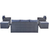 Cozy All-Weather Wicker Outdoor Lounge Set