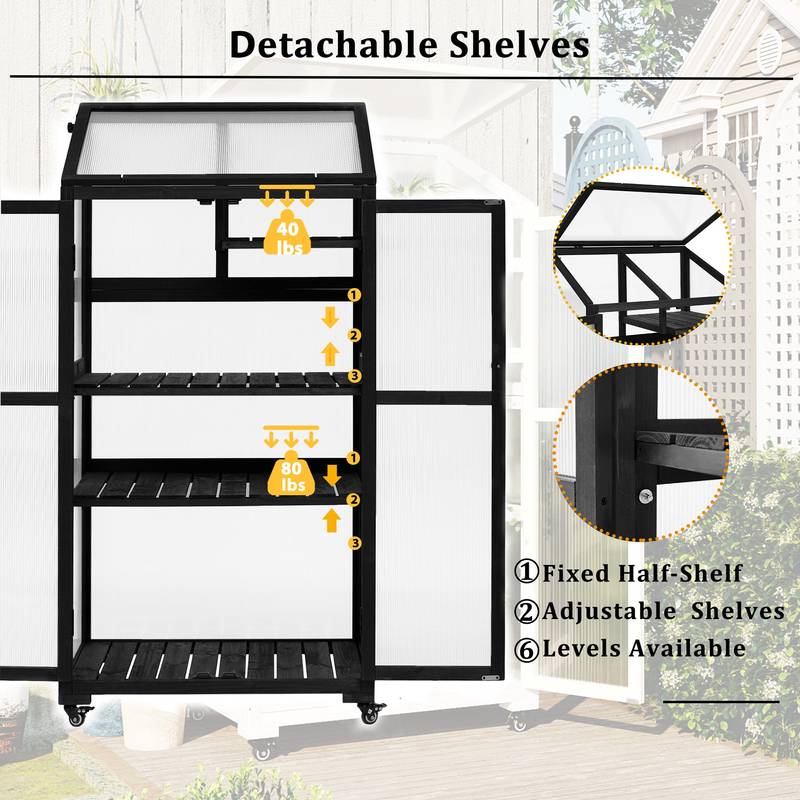 Easy-Glide Greenhouse Garden Haven