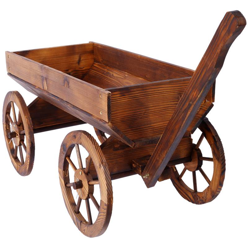 Whimsical Wheelie Wooden Planter