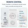 Breezy White Ceiling Fan with Remote