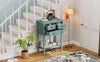 Charming Slim Console Table with Drawers