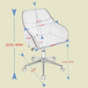 Chic Velvet Rolling Desk Chair
