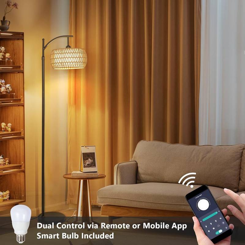 Cozy Glow Arc Lamp with Remote
