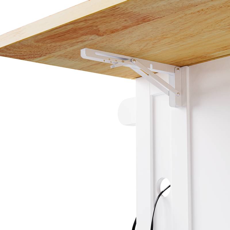 Cozy Kitchen Island with Bar Stools & Storage