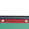 Luna Oval Poker Table - Green with Red Racetrack