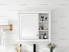 Sleek Wall-Mounted Medicine Cabinet with Mirror & Shelves