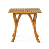Chic Wood Square Table