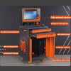 Mobile Metal PC Cabinet - Fits Up to 27-inch Monitors!