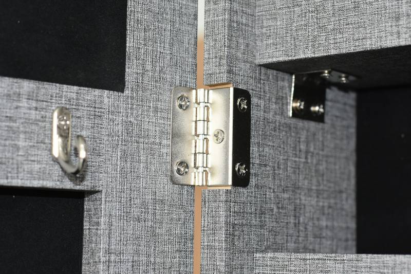 Glamour Mirror Jewelry Cabinet with LED Lights