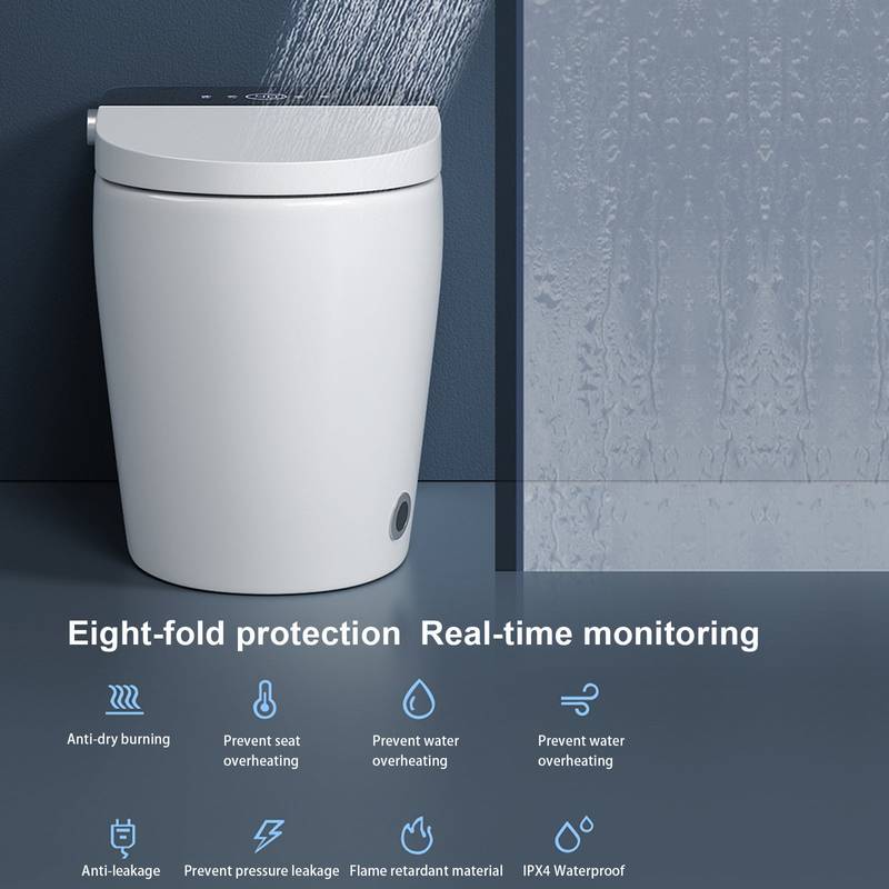 Smart Bidet Toilet: Heated Seat & Auto Features