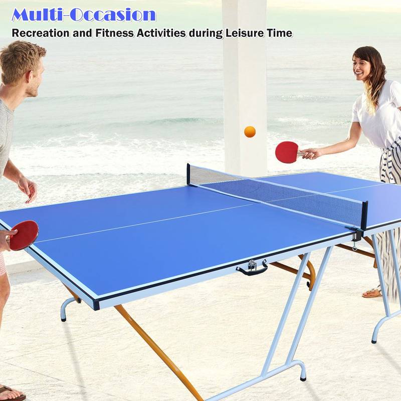 Ultimate Portable Ping Pong Set - Foldable Table with Paddles and Balls