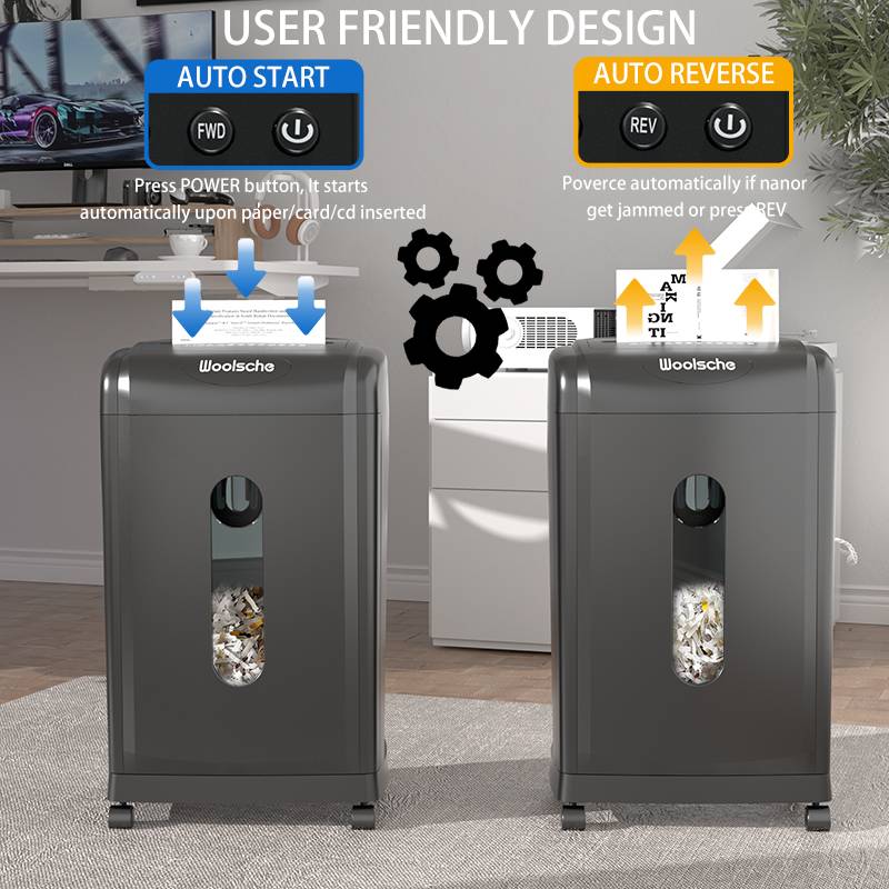 ShredMaster Pro: Heavy-Duty Cross-Cut Shredder with Easy Pullout Bin