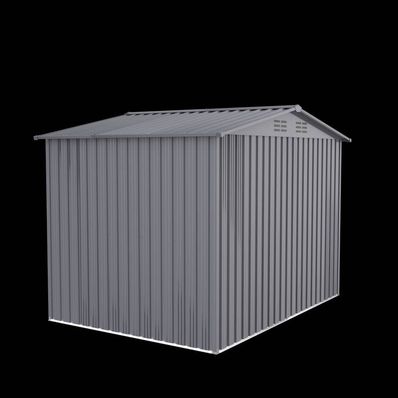Spacious Metal Outdoor Shed with Sliding Doors – Perfect for Tools and Gear!
