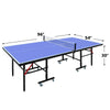 Portable Fun: Mid-Size Table Tennis Set with Net & Paddles