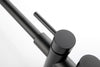Sleek Matte Black Freestanding Bathtub Faucet with Handheld Shower