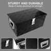 Sturdy Black Aluminum Truck Tool Box with Lock and Handle