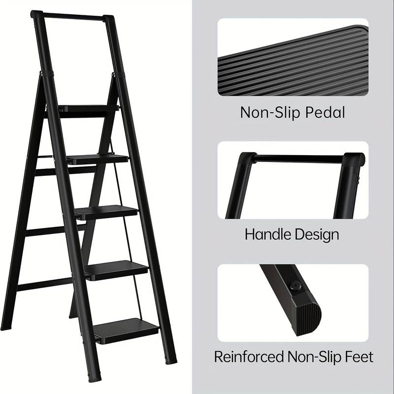Versatile Folding Step Stool Ladder