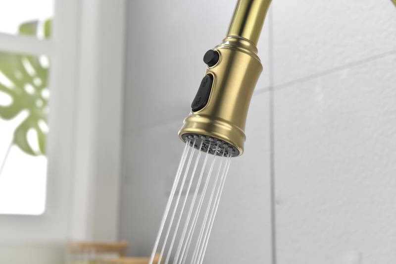 Effortless Elegance Kitchen Faucet with Pull-Down Sprayer