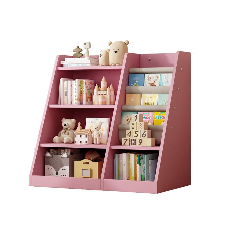 Charming Pink Toy & Book Organizer for Kids