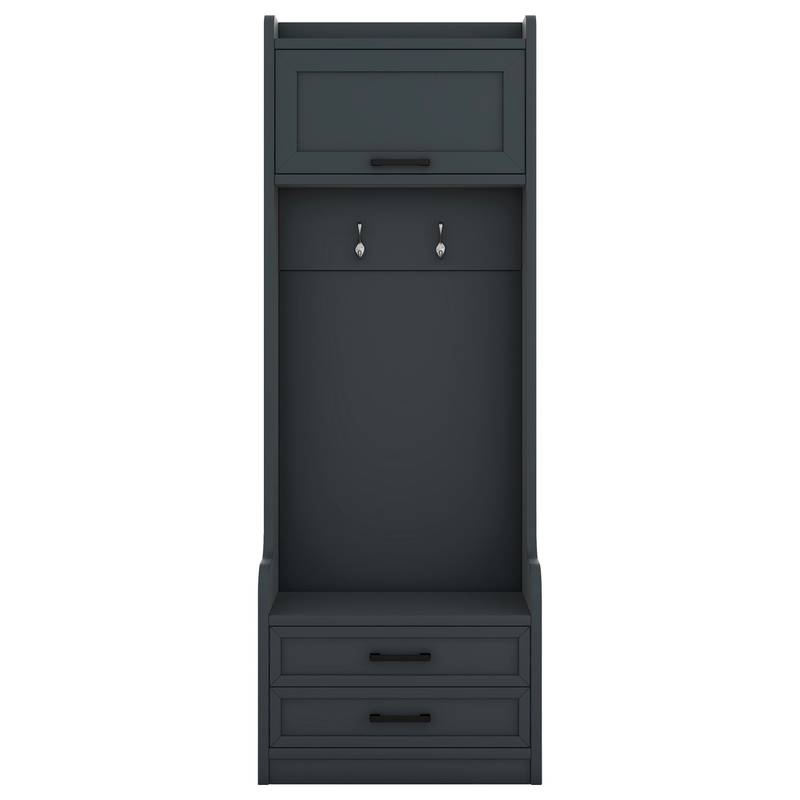 Chic Multi-Functional Hall Tree with Storage and Hooks