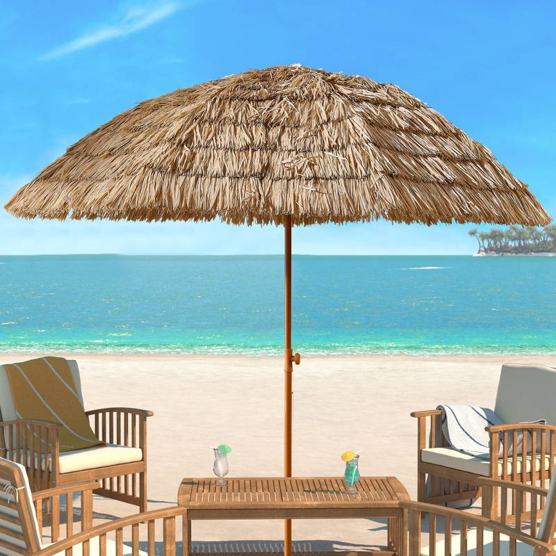 Tropical Tiki Hut Umbrella