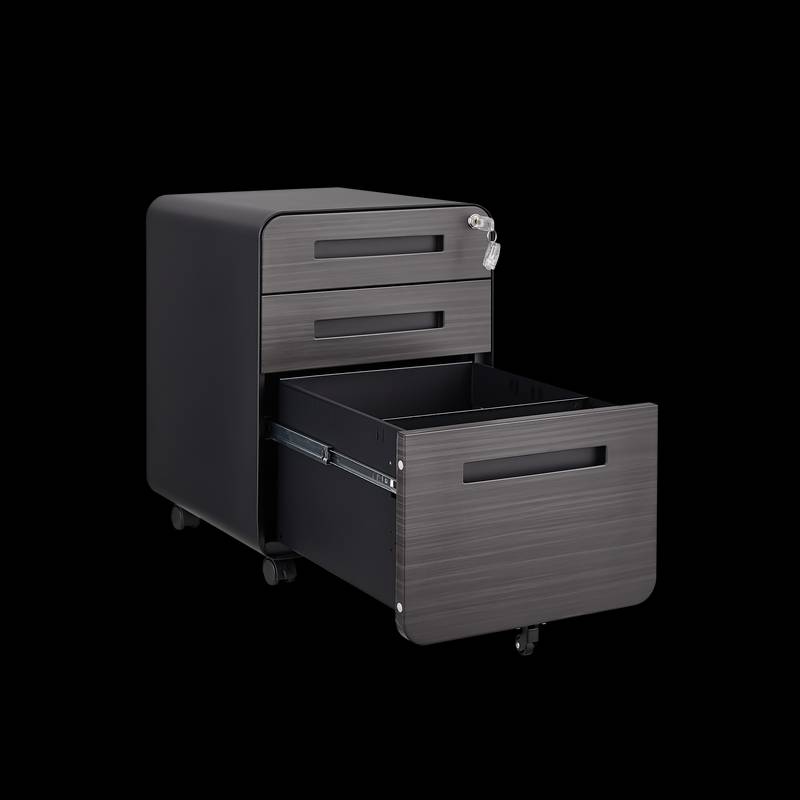 Versatile Mobile File Cabinet with Easy Glide Wheels