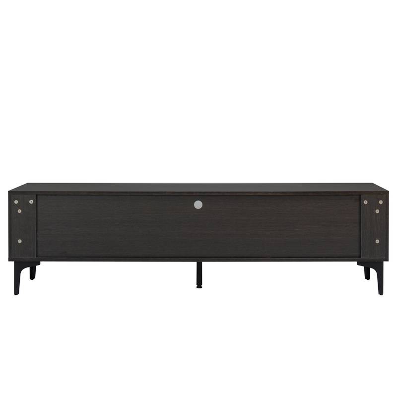 Chic LED TV Console with Stylish UV Drawers